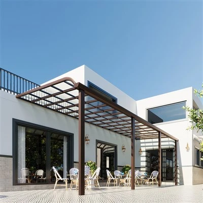 Canopy ya mbula mpo na balcon .